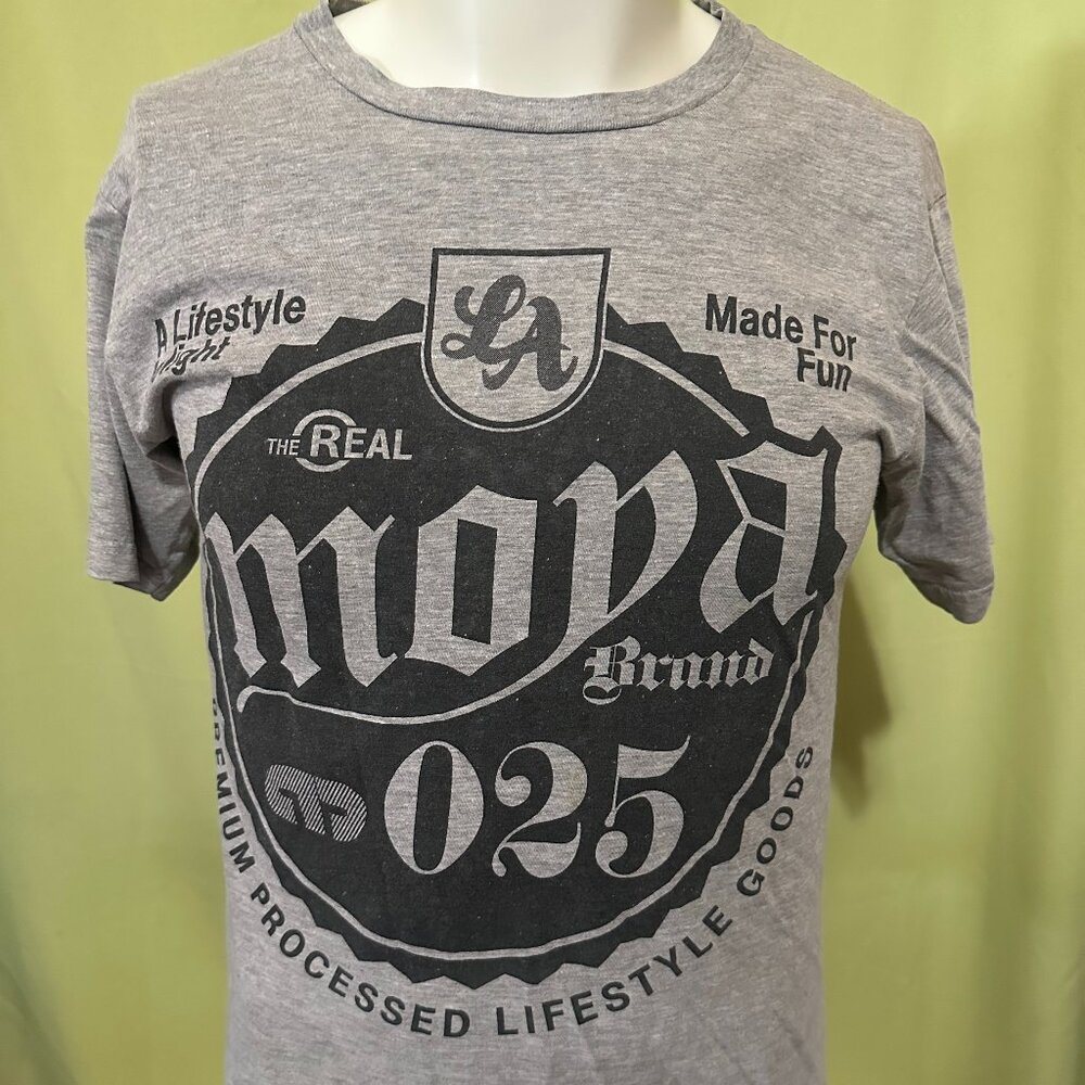 Moya Brand Jiu Jitsu Men's Gray T Shirt Size Small